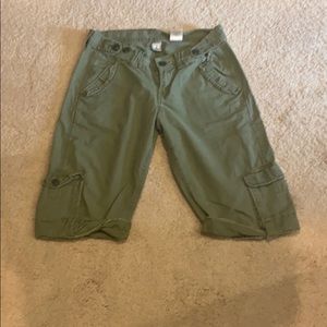 Olive lucky brand cargo shorts 8/29